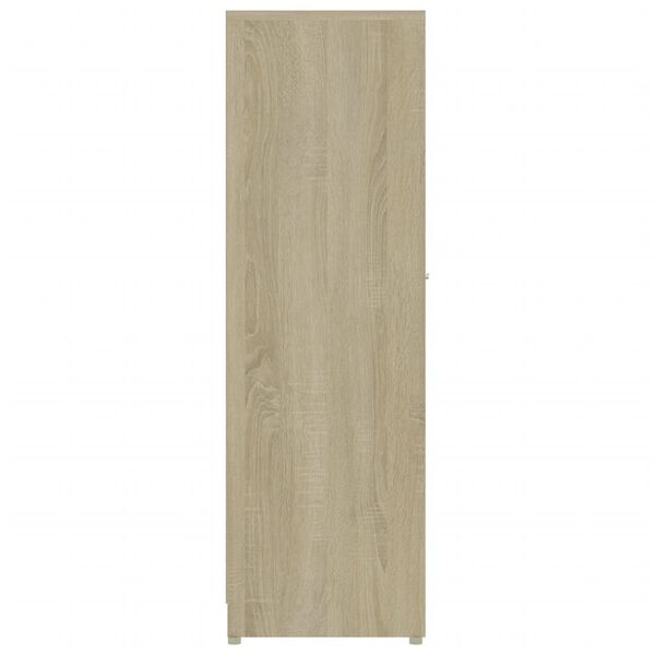 vidaXL Στήλη Μπάνιου Sonoma Δρυς 30 x 30 x 95 εκ. Επεξεργασμένο Ξύλο