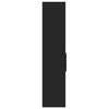 vidaXL Ντουλάπι Μαύρο 45x42,5x185 εκ. από Επεξεργασμένο Ξύλο