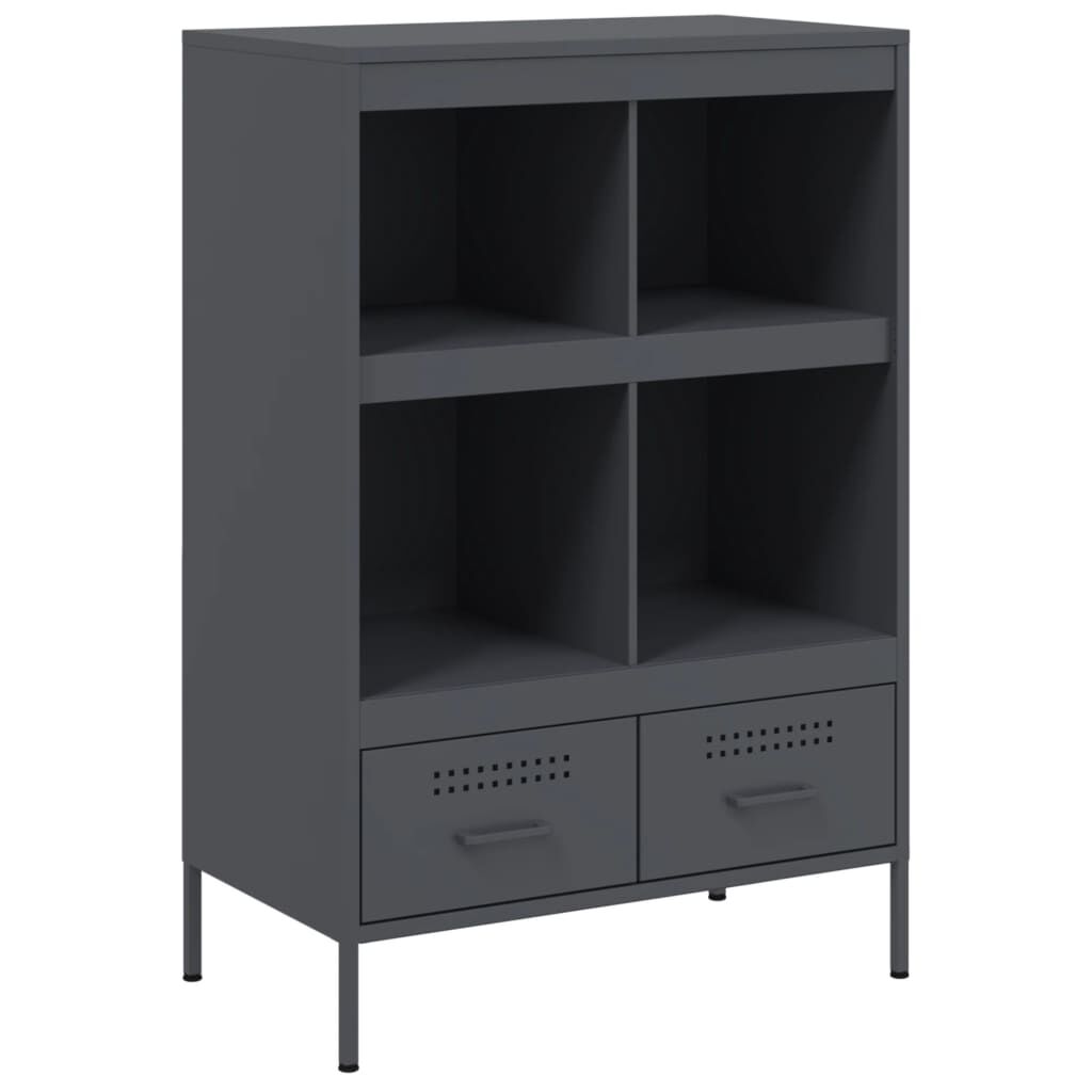 vidaXL Ντουλάπι Ανθρακί 68x39x101,5 εκ. από Χάλυβα
