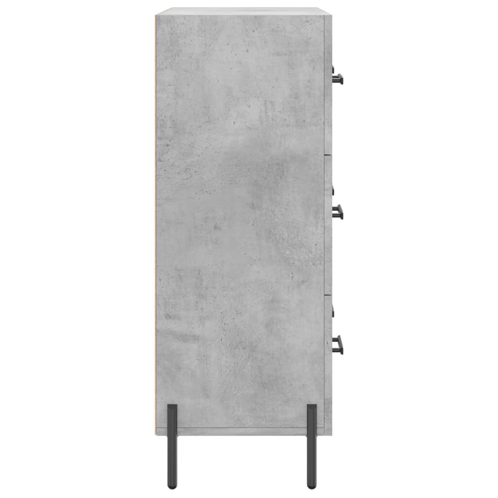 vidaXL Ντουλάπι Γκρι Σκυροδέματος 69,5x34x90 εκ. Επεξεργασμένο Ξύλο