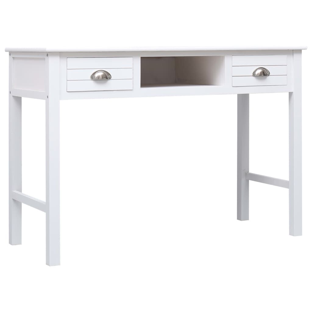 vidaXL Γραφείο Λευκό 110 x 45 x 76 εκ. Ξύλινο