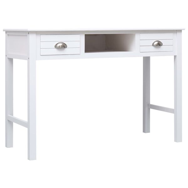 vidaXL Γραφείο Λευκό 110 x 45 x 76 εκ. Ξύλινο