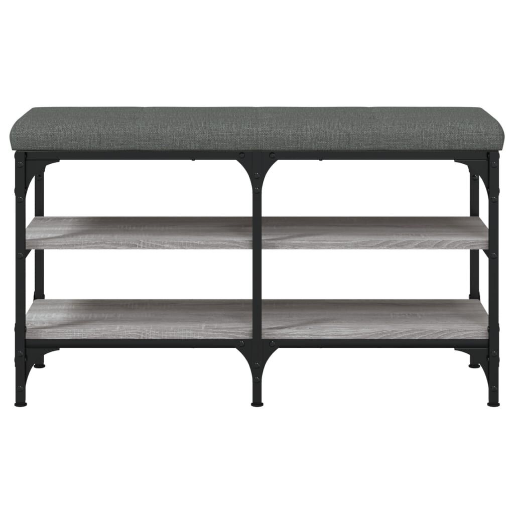 vidaXL Παπουτσοθήκη Γκρι Sonoma 82x32x47 εκ. από Επεξεργασμένο Ξύλο