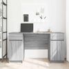 vidaXL Γραφείο Γκρι sonoma 140 x 49 x 76 εκ. Επεξεργασμένο ξύλο