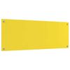 vidaXL Πίσω Πάνελ Κουζίνας 2 pcs Κίτρινο 110 x 40 cm σκληρυμένο γυαλί