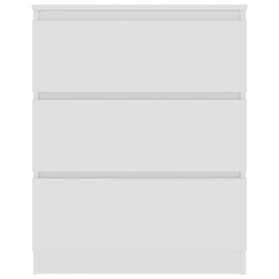 vidaXL Συρταριέρα Λευκή 60x35x76 εκ. από Επεξεργασμένο Ξύλο