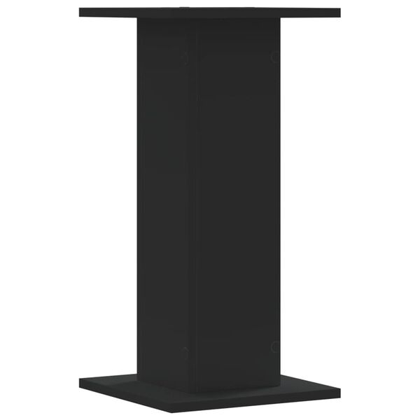 vidaXL Βάσεις Φυτών 2 τεμ. Μαύρες 30x30x60 εκ. από Επεξεργασμένο Ξύλο