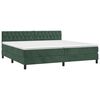 vidaXL &Kappa;&rho;&epsilon;&beta;ά&tau;&iota; Boxspring &mu;&epsilon; &Sigma;&tau;&rho;ώ&mu;&alpha; &Sigma;&kappa;&omicron;ύ&rho;&omicron; &Pi;&rho;ά&sigma;&iota;&nu;&omicron; 200x200&epsilon;&kappa;. &Beta;&epsilon;&lambda;&omicron;ύ&delta;&iota;&nu;&omicron;