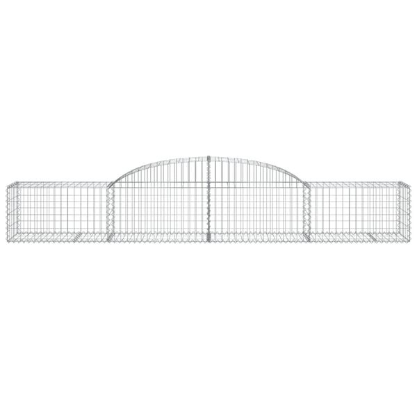 vidaXL Συρματοκιβώτια Τοξωτά 6 τεμ. 300x50x40/60 εκ. Γαλβαν. Ατσάλι