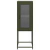 vidaXL Sideboard Ελαιοπράσινο 36x39x107 cm Ατσάλι ψυχρής έλασης