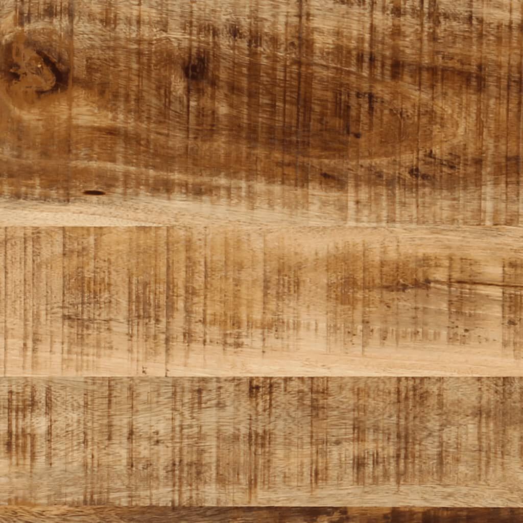 vidaXL Τραπέζι Κονσόλα 112x36x76 εκ. από Μασίφ Ξύλο Μάνγκο/Σίδερο