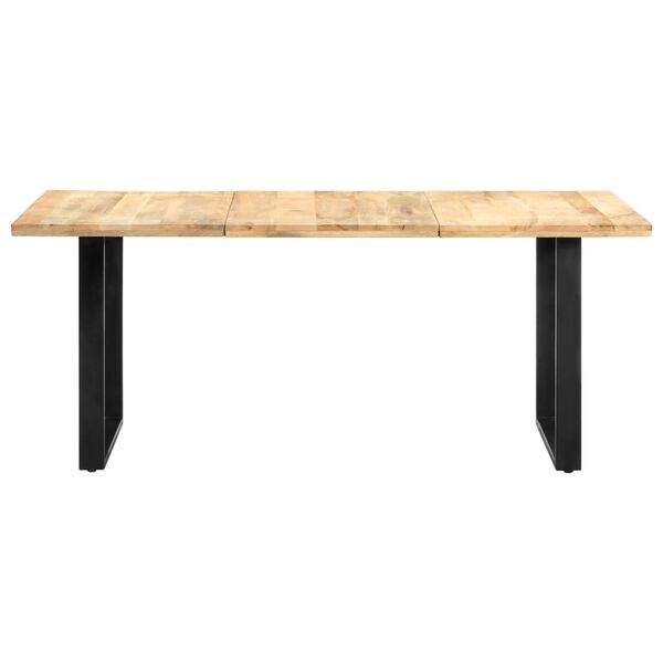 vidaXL Τραπεζαρία 180 x 90 x 76 εκ. από Μασίφ Ξύλο Μάνγκο