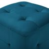 vidaXL Κομοδίνα/Σκαμπό 2 τεμ. Μπλε 30x30x30 εκ. από Βελούδινο Ύφασμα