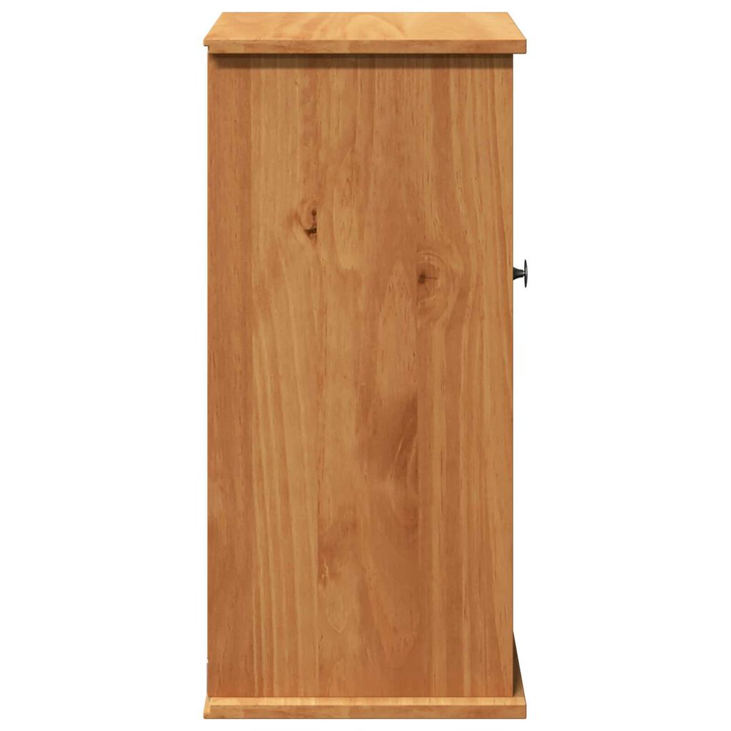 vidaXL Τοίχου Ντουλάπα Μπάνιου καφέ μελί 37 x 34 x 71.5 εκ.