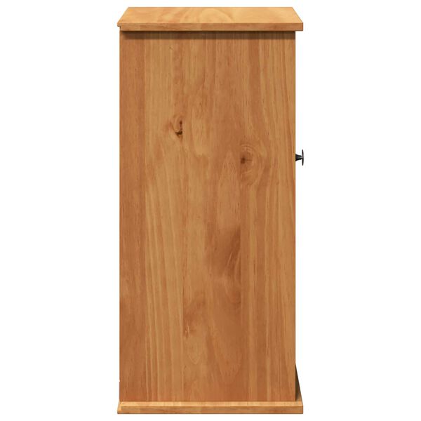 vidaXL Τοίχου Ντουλάπα Μπάνιου καφέ μελί 37 x 34 x 71.5 εκ.