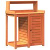 vidaXL &Tau;&rho;&alpha;&pi;έ&zeta;&iota; &Kappa;&eta;&pi;&omicron;&upsilon;&rho;&iota;&kappa;ή&sigmaf; &mu;&epsilon; &Rho;ά&phi;&iota;&alpha; &Kappa;&alpha;&phi;έ 82,5x50x109,5 &epsilon;&kappa;. &Mu;&alpha;&sigma;ί&phi; &Pi;&epsilon;ύ&kappa;&omicron;
