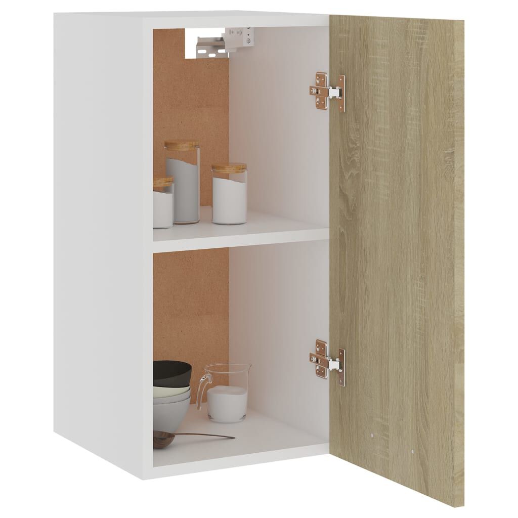vidaXL Ντουλάπι Κρεμαστό Sonoma Δρυς 29,5x31x60 εκ. από Επεξ. Ξύλο