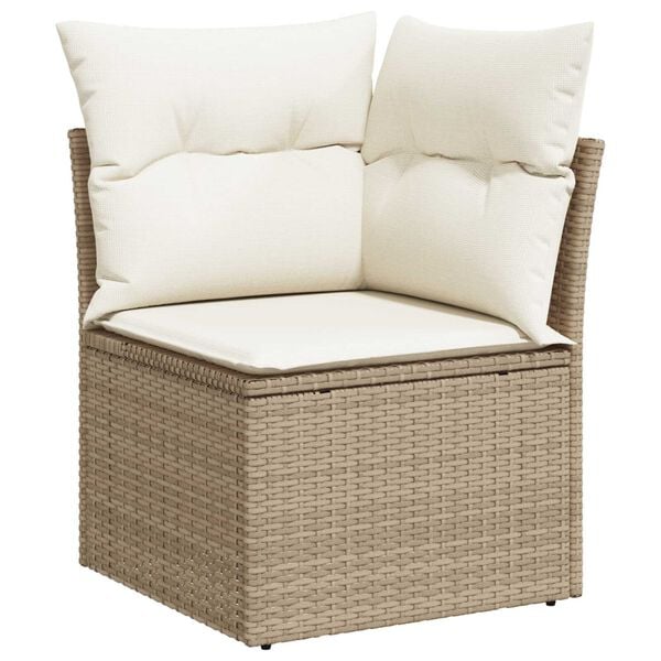 vidaXL Σετ Καναπέ Κήπου 8 pcs Μπεζ και Κρέμα 100 x 100 x 71 cm