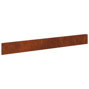 vidaXL &Pi;&epsilon;&rho;ί&gamma;&rho;&alpha;&mu;&mu;&alpha; &gamma;&kappa;&alpha;&zeta;ό&nu; 10 &tau;&mu;&chi;. 100 x 12 cm &Alpha;&tau;&sigma;ά&lambda;&iota; &Sigma;&kappa; rusty