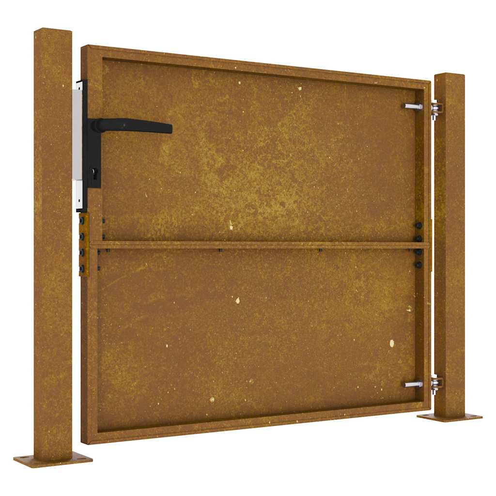 vidaXL Πύλη Κήπου 105 x 105 εκ. από Ατσάλι Corten