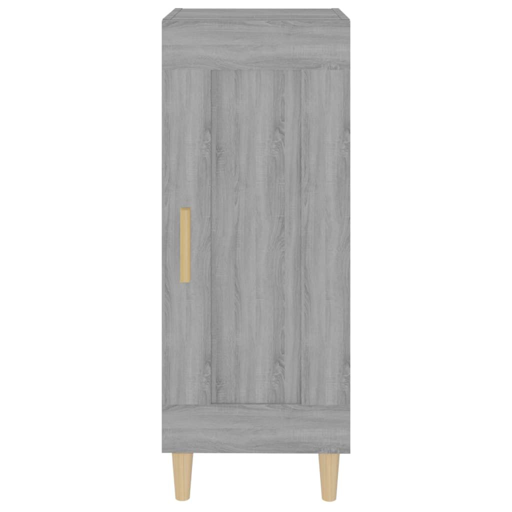 vidaXL Ντουλάπι Γκρι Sonoma 34,5x34x90 εκ. από Επεξεργασμένο Ξύλο