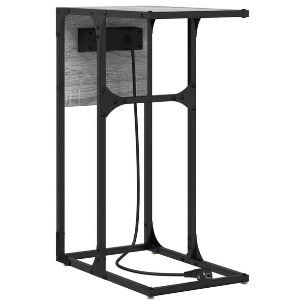 vidaXL Κομοδίνο Γκρι sonoma 41.5 x 26 x 60.5 εκ Επεξεργασμένο ξύλο