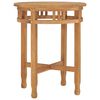 vidaXL &Tau;&rho;&alpha;&pi;έ&zeta;&iota; Bistro &Oslash; 60 x 75,5 &epsilon;&kappa;. &alpha;&pi;ό &Mu;&alpha;&sigma;ί&phi; &Xi;ύ&lambda;&omicron; Teak