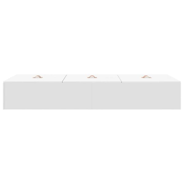vidaXL Κρεβάτι αποθήκης λευκό 90x190 cm
