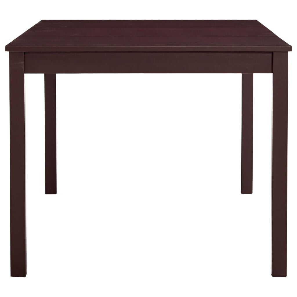vidaXL Τραπεζαρία Σκούρο Καφέ 180 x 90 x 73 εκ. από Ξύλο Πεύκου