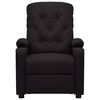 vidaXL Πολυθρόνα Μασάζ Μαύρη από Συνθετικό Δέρμα