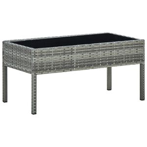 vidaXL &Tau;&rho;&alpha;&pi;έ&zeta;&iota; &Kappa;ή&pi;&omicron;&upsilon; &Gamma;&kappa;&rho;&iota; 75 x 40 x 37 &epsilon;&kappa;. &alpha;&pi;ό &Sigma;&upsilon;&nu;&theta;&epsilon;&tau;&iota;&kappa;ό &Rho;&alpha;&tau;ά&nu;