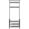 vidaXL Κρεμάστρα Γκρι sonoma 75 x 34 x 184 εκ Επεξεργασμένο ξύλο
