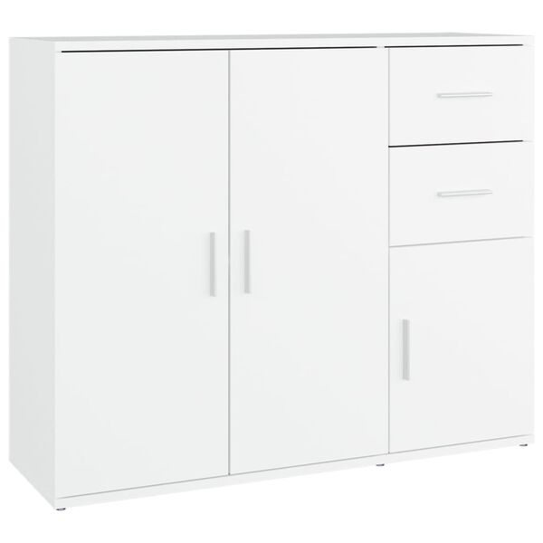 vidaXL Ντουλάπι Λευκό 91 x 29,5 x 75 εκ. από Επεξεργασμένο Ξύλο