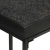 vidaXL Τραπέζι Κονσόλα Μαύρο 110x35x76 εκ. Μασίφ Ξύλο Ακακίας & Μάνγκο