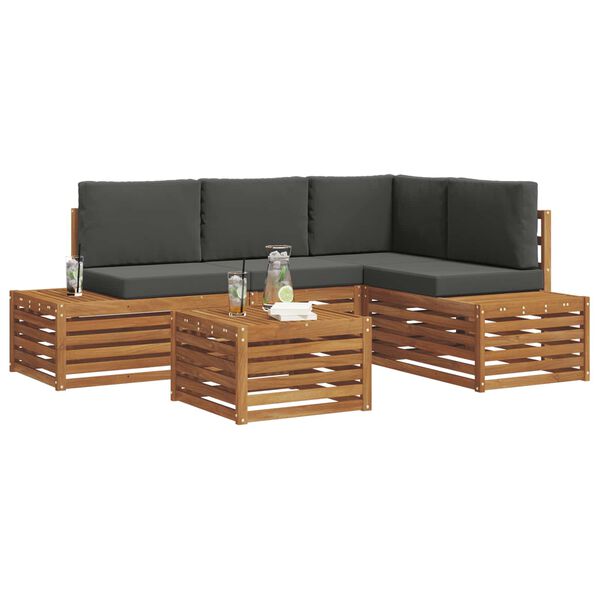 vidaXL &Sigma;&epsilon;&iota;&rho;ά &Kappa;&alpha;&nu;&alpha;&pi;έ &Epsilon;&xi;&omega;&tau;&epsilon;&rho;&iota;&kappa;&omicron;ύ 5 &Tau;&epsilon;&mu;ά&chi;&iota;&omicron; &Phi;&upsilon;&sigma;&iota;&kappa;ό &kappa;&alpha;&iota; &Alpha;&nu;&theta;&rho;&alpha;&kappa;ί