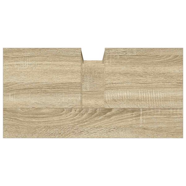 vidaXL Ντουλάπι Νιπτήρα Μπάνιου Sonoma Δρυς 60x30x60 εκ. Επεξ. Ξύλο