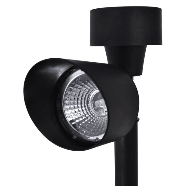 Outdoor Φωτιστικό Ηλιακό LED με Σποτάκια 12 Τεμ. Μαύρο