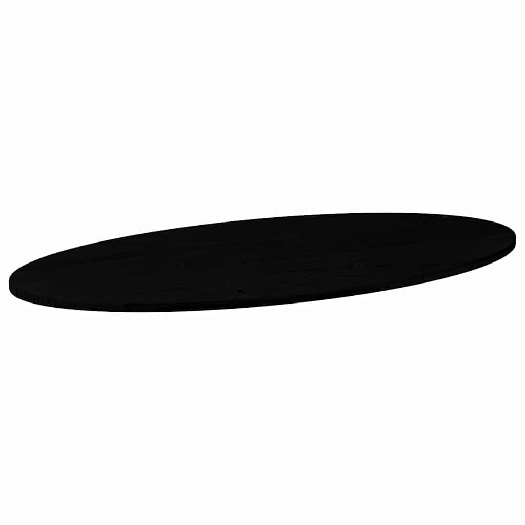 vidaXL Επιτραπέζια επιφάνεια Σκούρο Καφέ 120x60x2 εκ. Ξύλο Δρυός Οβάλ