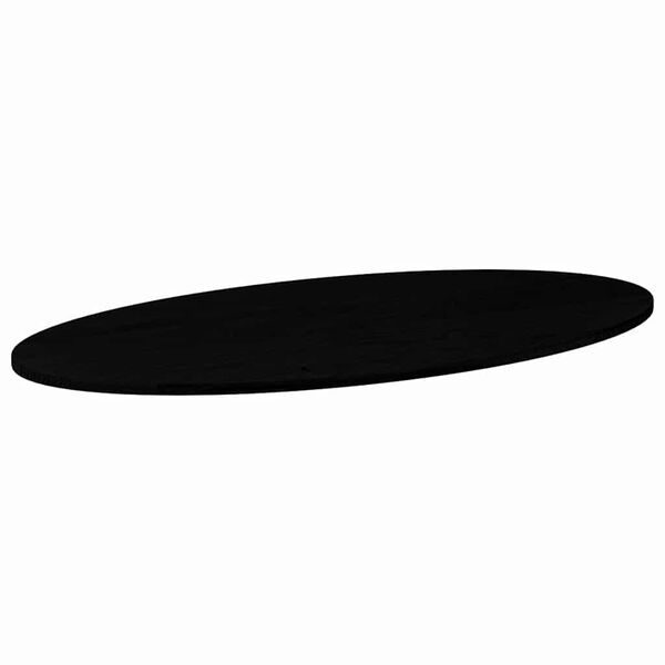 vidaXL Επιτραπέζια επιφάνεια Σκούρο Καφέ 120x60x2 εκ. Ξύλο Δρυός Οβάλ