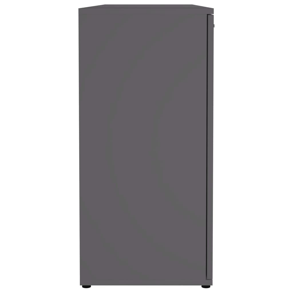 vidaXL Μπουφές Γκρι 120 x 35,5 x 75 εκ. από Επεξ. Ξύλο