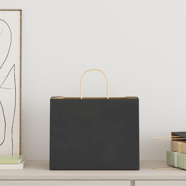 vidaXL &Chi;ά&rho;&tau;&iota;&nu;&epsilon;&sigmaf; &sigma;&alpha;&kappa;&omicron;ύ&lambda;&epsilon;&sigmaf; 250 &tau;&epsilon;&mu;ά&chi;&iota;&alpha; &mu;&epsilon; &chi;&epsilon;&rho;&omicron;ύ&lambda;&iota;&alpha; &Mu;&alpha;ύ&rho;&omicron; 32x22x24 &epsilon;&kappa;.