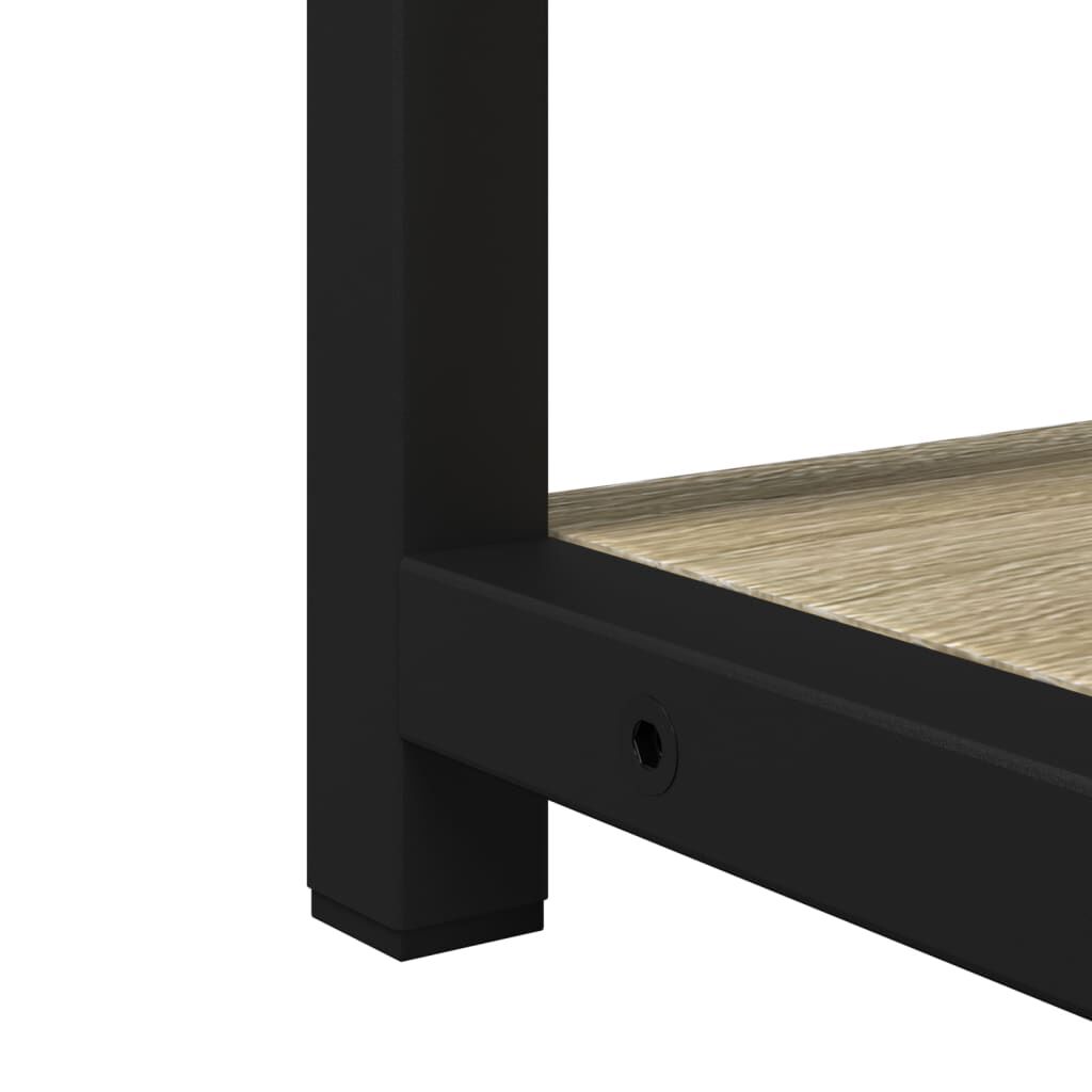 vidaXL Καθρέφτης Μπάνιου Ντουλάπι Sonoma Δρυς 60x16x60 εκ. Επεξ. Ξύλο