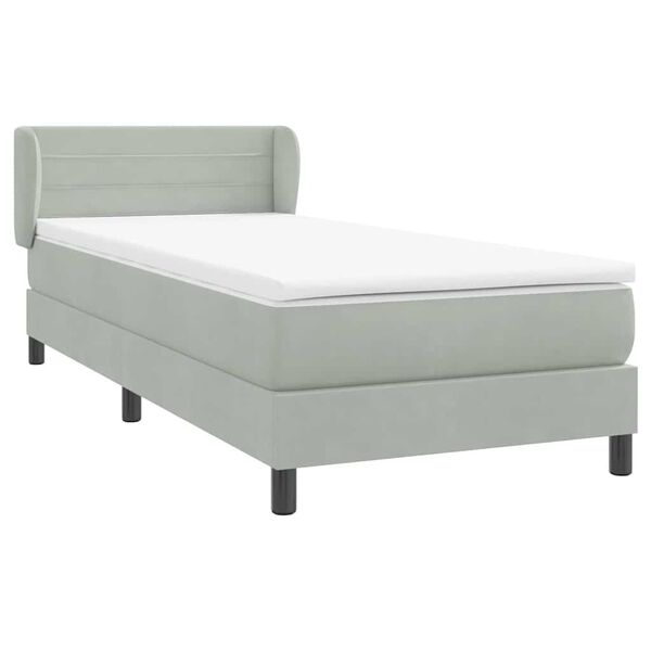 vidaXL &Kappa;&rho;&epsilon;&beta;ά&tau;&iota; Boxspring &mu;&epsilon; &Sigma;&tau;&rho;ώ&mu;&alpha; &Alpha;&nu;&omicron;&iota;&chi;&tau;ό &Gamma;&kappa;&rho;&iota; 80x210 &epsilon;&kappa;. &Beta;&epsilon;&lambda;&omicron;ύ&delta;&iota;&nu;&omicron;