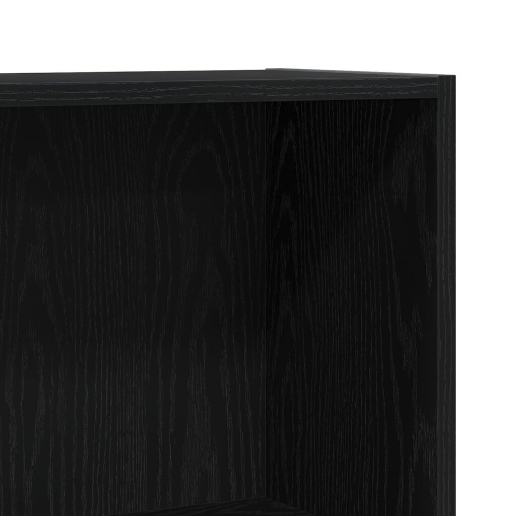 VidaXL Βιβλιοθήκη Μαύρη 60x24x76 εκ Επεξεργασμένο Ξύλο