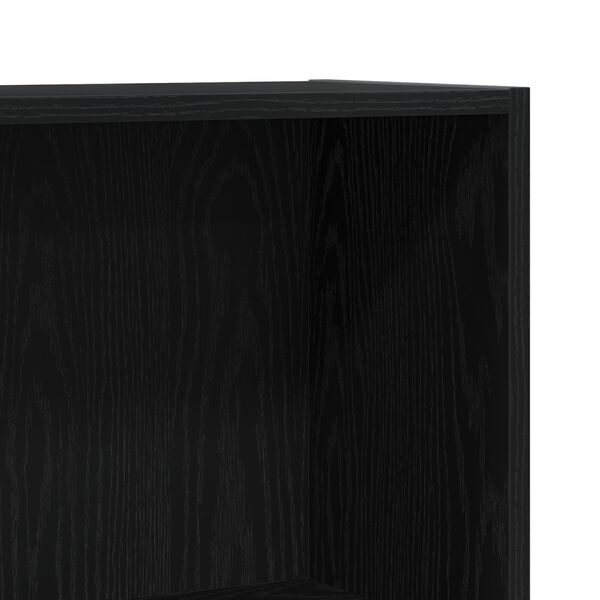 VidaXL Βιβλιοθήκη Μαύρη 60x24x76 εκ Επεξεργασμένο Ξύλο