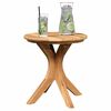 vidaXL Τραπεζάκι Πλευράς Καφέ 40 x 40 x 41 εκ Μασίφ ξύλο teak