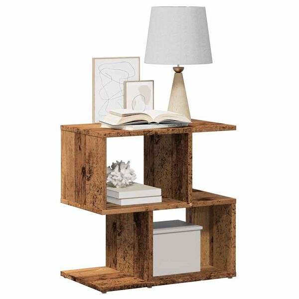vidaXL Κομοδίνα 2 τεμάχια Παλιό ξύλο 50x30x51,5 cm Κατασκευασμένο ξύλο