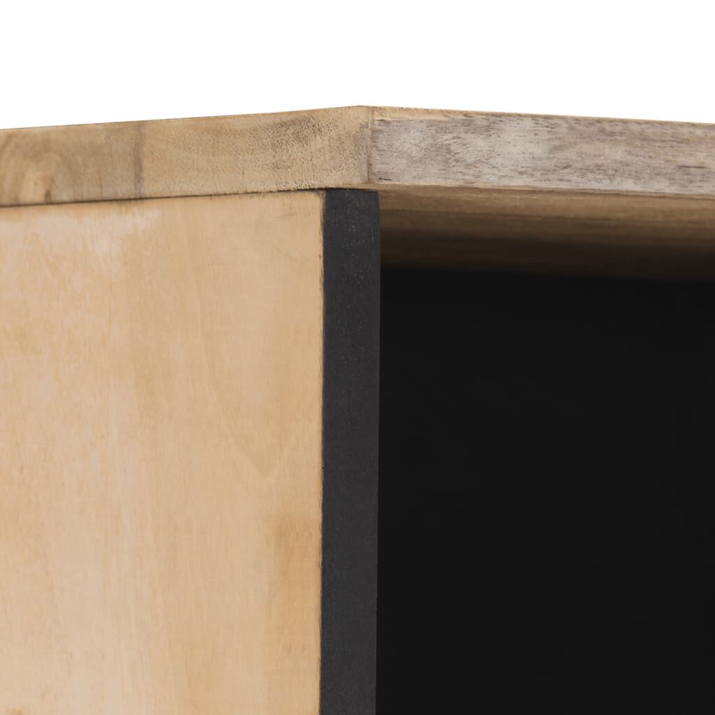 vidaXL Ντουλάπι Μπάνιου 38 x 33 x 160 εκ. από Μασίφ Ξύλο Μάνγκο
