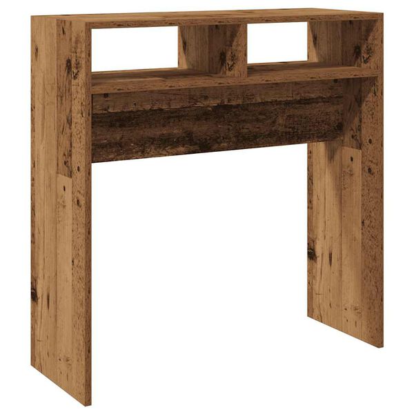 vidaXL Τραπεζάκι Κονσόλα Παλιό Ξύλο 78 x 30 x 80 εκ. από Μοριοσανίδα