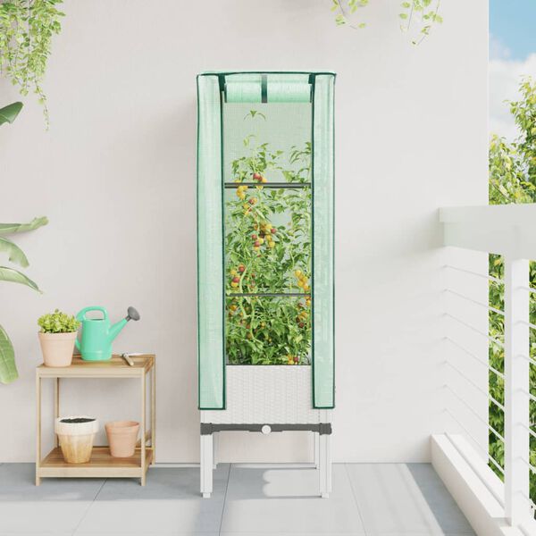 vidaXL &Zeta;&alpha;&rho;&nu;&tau;&iota;&nu;&iota;έ&rho;&alpha; &Upsilon;&pi;&epsilon;&rho;&upsilon;&psi;. &Kappa;ά&lambda;&upsilon;&mu;&mu;&alpha; &Theta;&epsilon;&rho;&mu;&omicron;&kappa;&eta;&pi;ί&omicron;&upsilon; Ό&psi;&eta; &Rho;&alpha;&tau;ά&nu; 40x40x140 &epsilon;&kappa;.